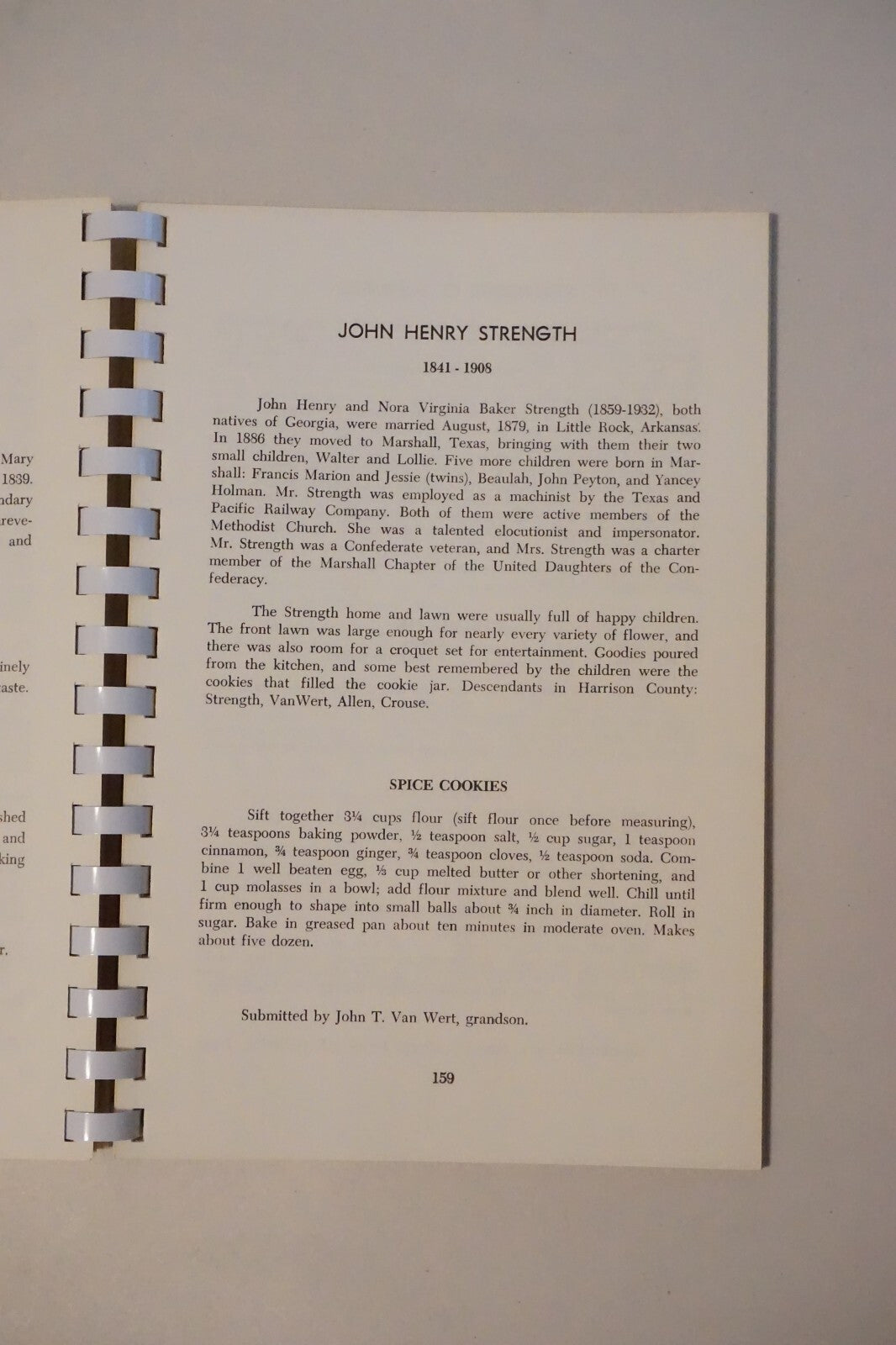 Harrison County, Texas Heritage Sketch and Cookbook 1971