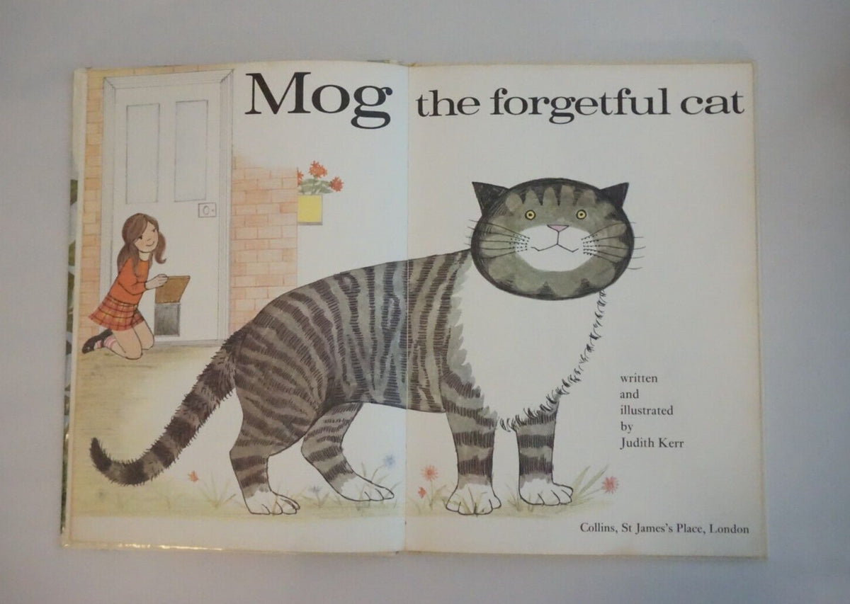 Rare Copy of Mog The Forgetful Cat by Judith Kerr 1973 Collins of London
