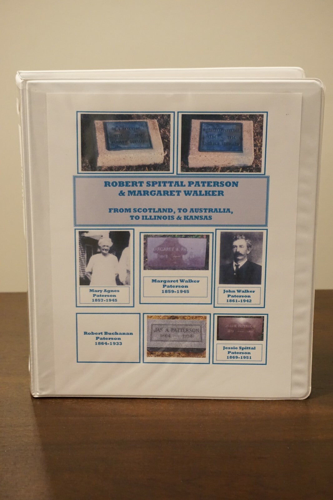 Robert Spittal Patterson and Margaret Walker Genealogy by Prestley and Sandy Mor