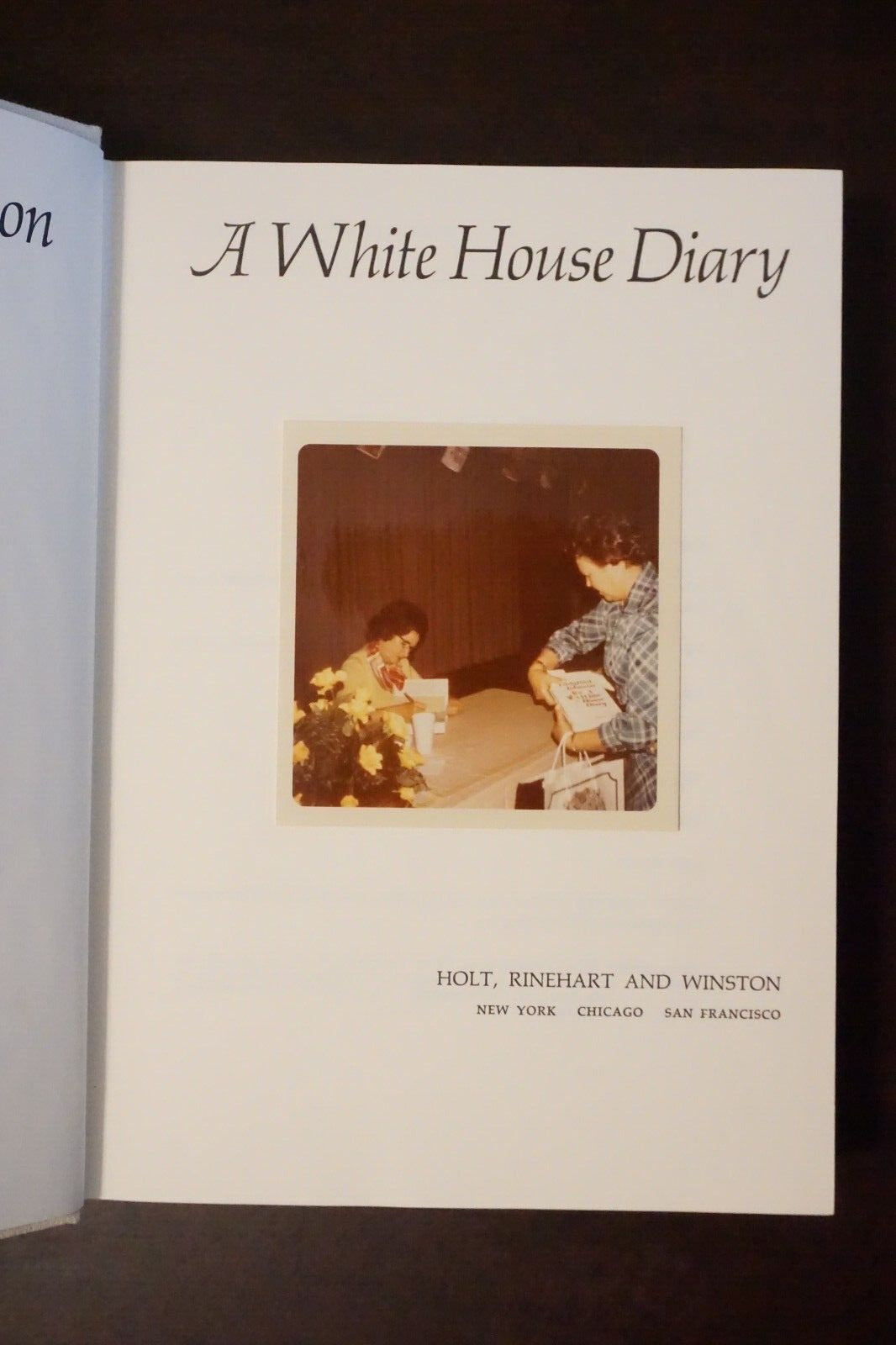 A White House Diary by Lady Bird Johnson 1970 Signed 1st Edition HC DJ