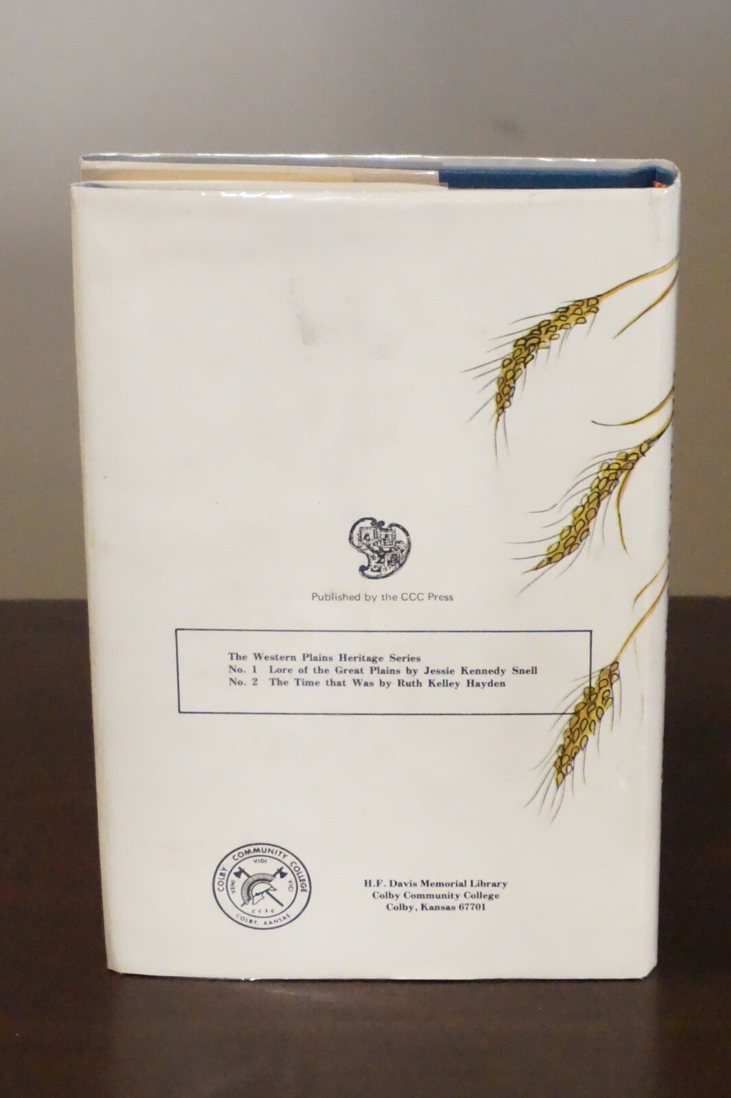 The Time That Was by Ruth Kelley Hayden 1974 Signed HC DJ