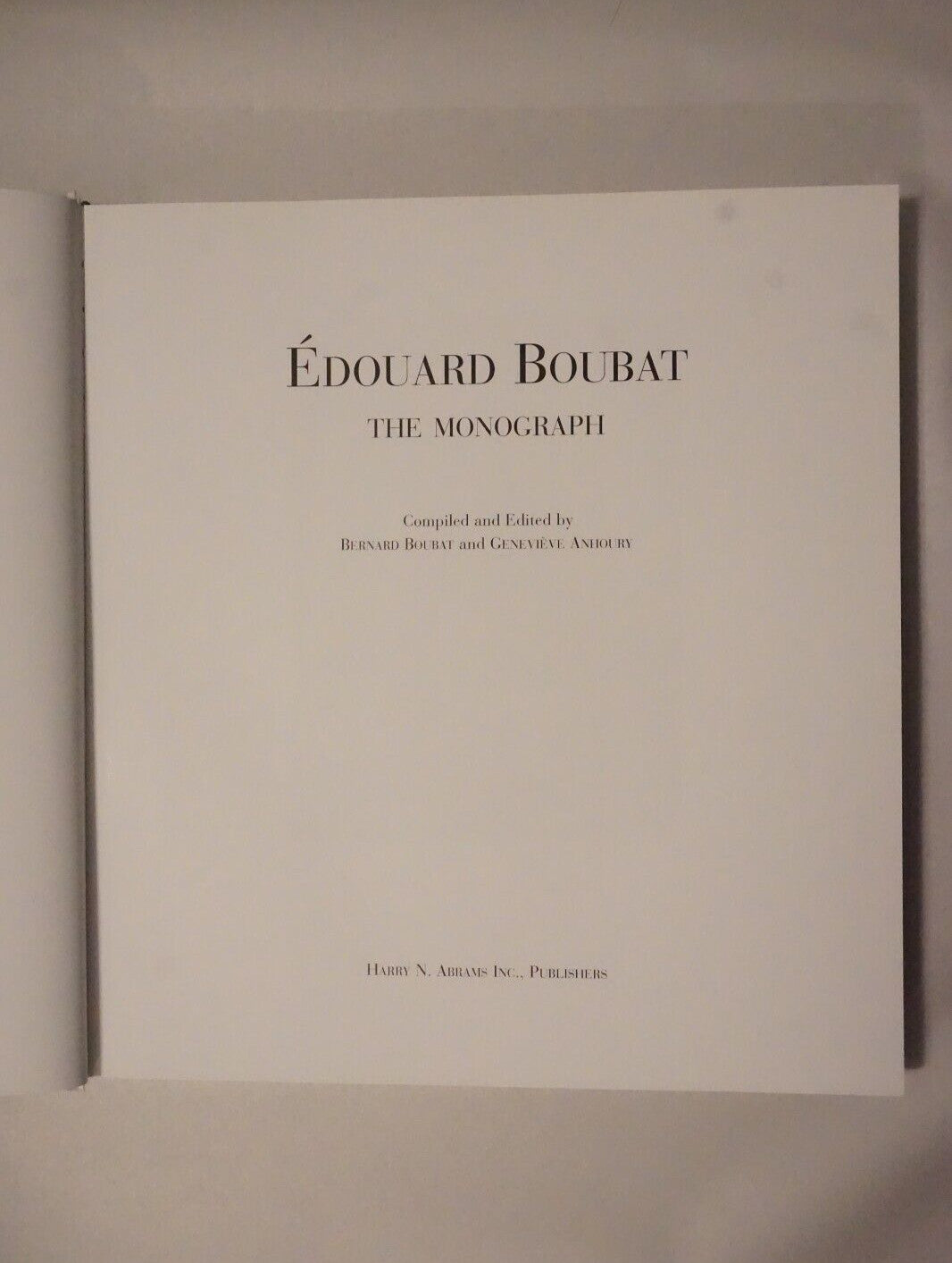 The Monograph by Edouard Boubat 2004 HC DJ 1st Edition