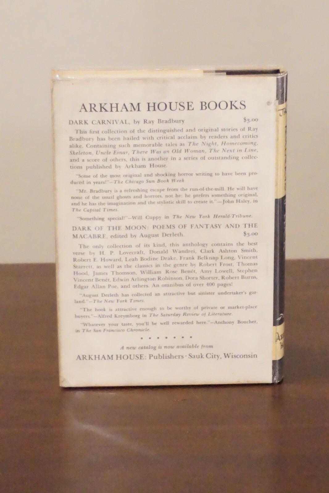 Revelations in Black by Carl Jacobi 1947 Arkham House HC DJ