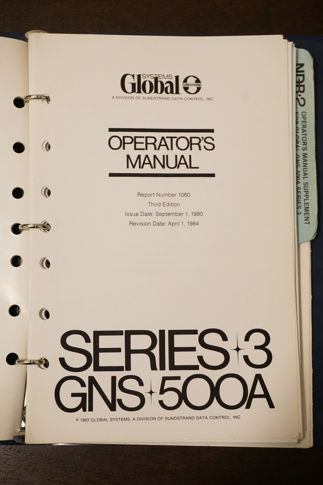Foster DB682 Database Pilot's Guide Part No. 002A0650