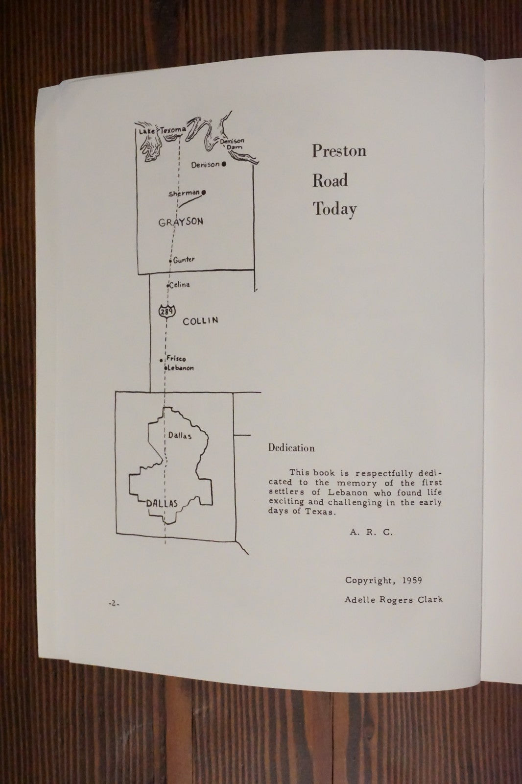 Lebanon on the Preston Clark Limited Reprint 068 of 500 Frisco Texas