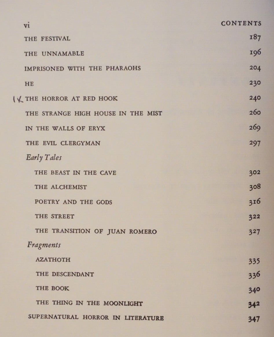 Dagon and Other Macabre Tales by H.P. Lovecraft 1965 1st Edition HC DJ