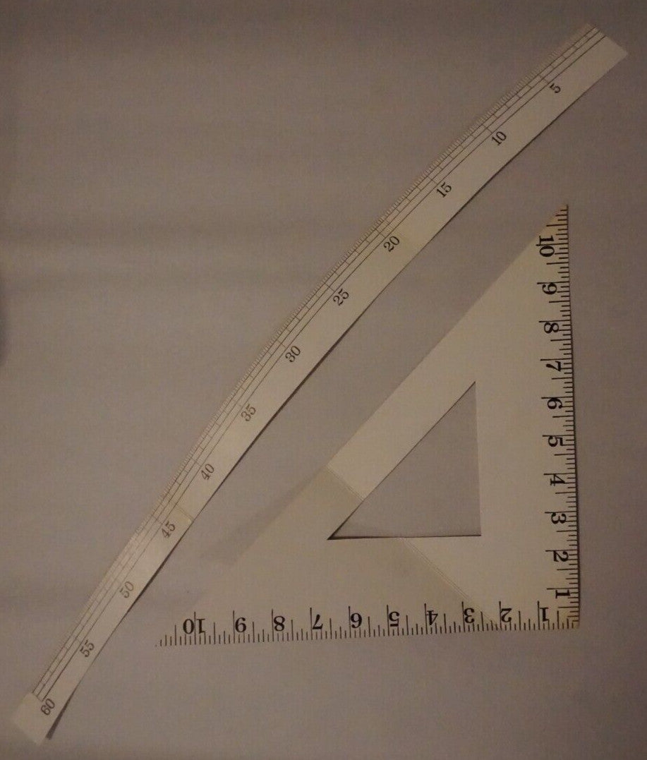 SIGNED Dorothy Moore's Pattern Drafting and Dressmaking with 2 Cardboard Rulers