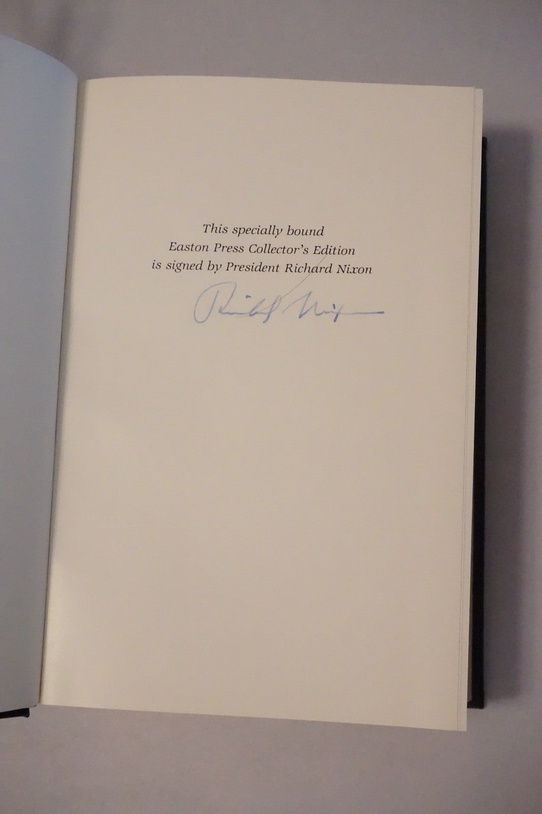 The Memoirs of Richard Nixon 1988 Signed Easton Press