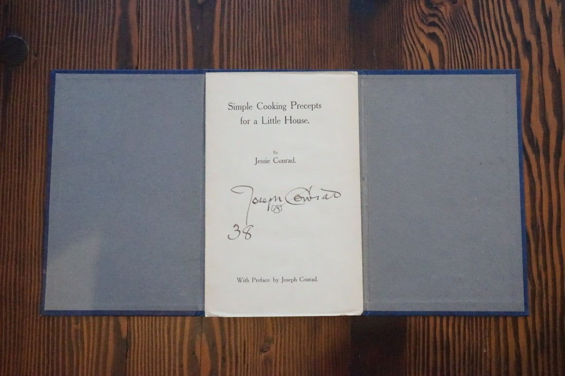 Simple Cooking Precepts Jessie Conrad SIGNED Joseph Conrad 1 of 100 1921