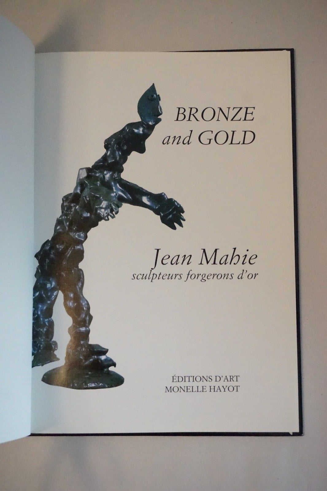 Bronze and Gold by Jean Mahie 1989 Hardcover