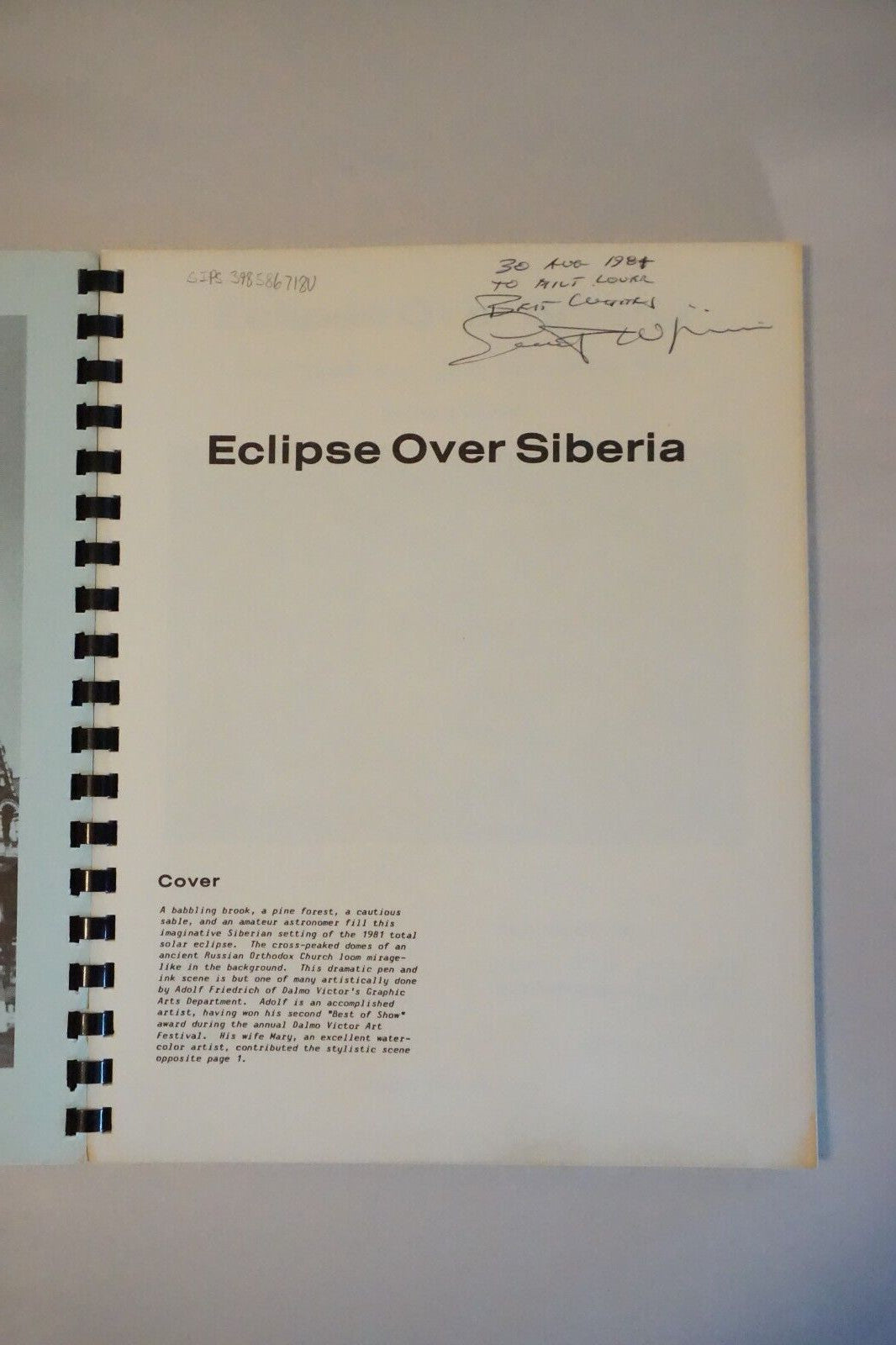 Set of Three Eclipse Books by Ernest W. Piini