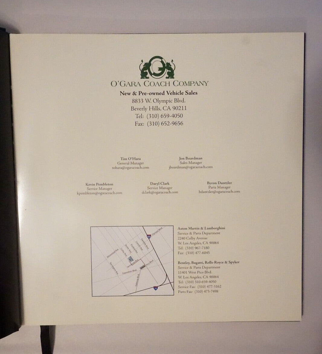 O'Gara Coach Company Book 2007 Hardcover Dust Jacket