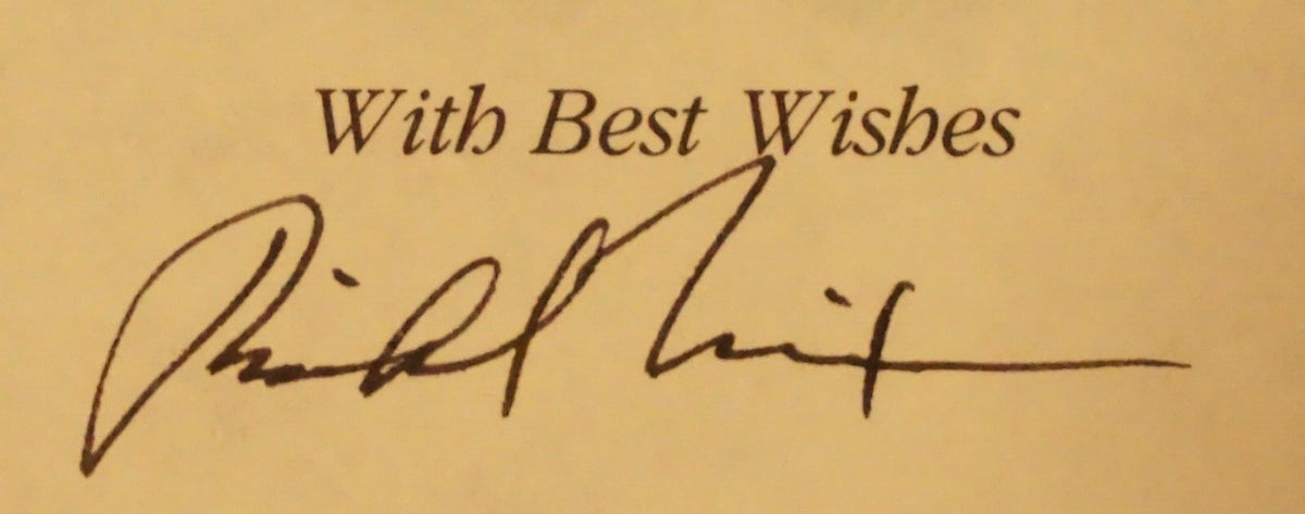 Seize The Moment by Richard Nixon 1992 Signed HC DJ