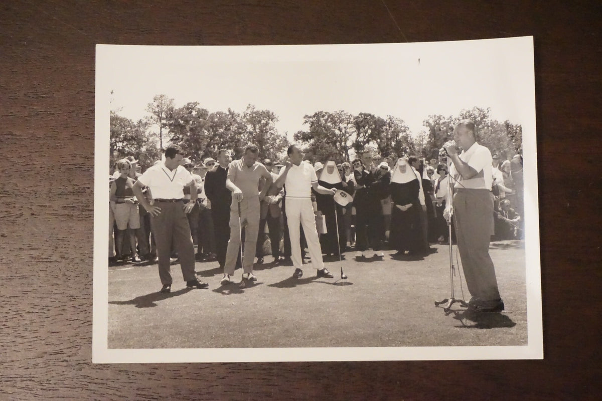 Wonderful Collection of Bob Hope Golf Photos - Five Black and White Photos