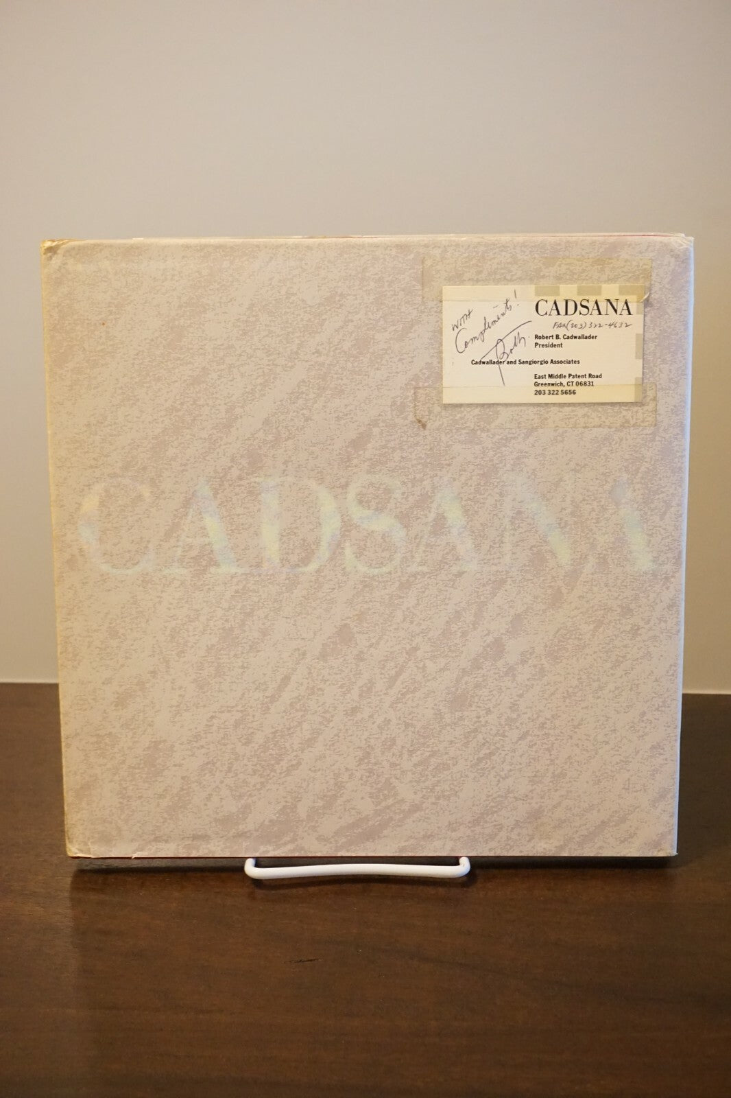Cadsana: Catalog 1 1986 1st Ed. HC DJ