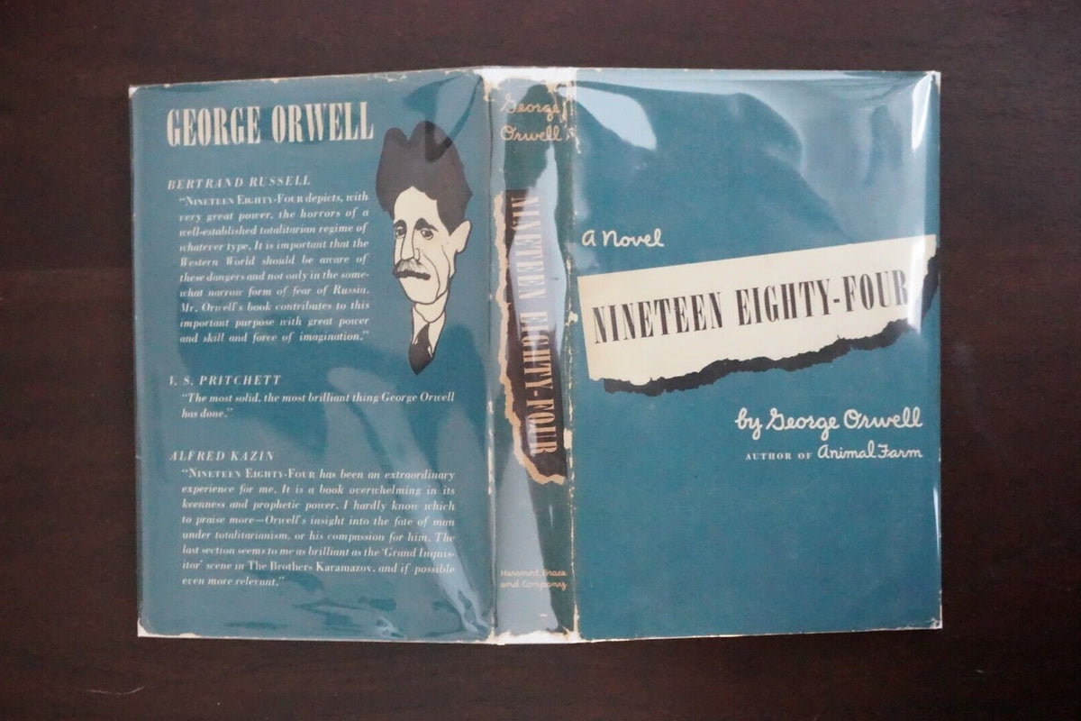 1984 by George Orwell 1949 1st American Edition HC DJ
