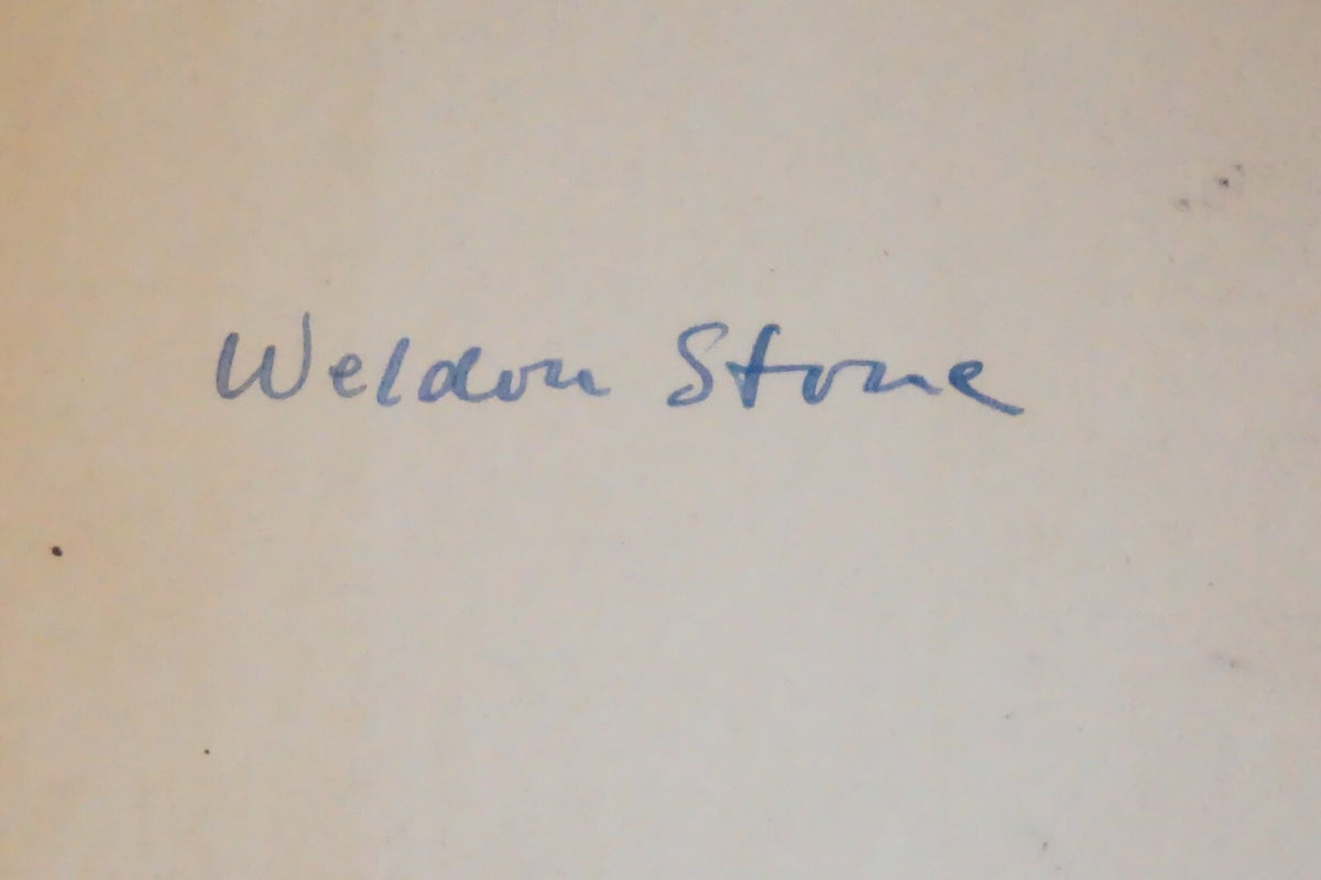 Devil Take a Whittler by Weldon Stone 1948 Signed HC DJ