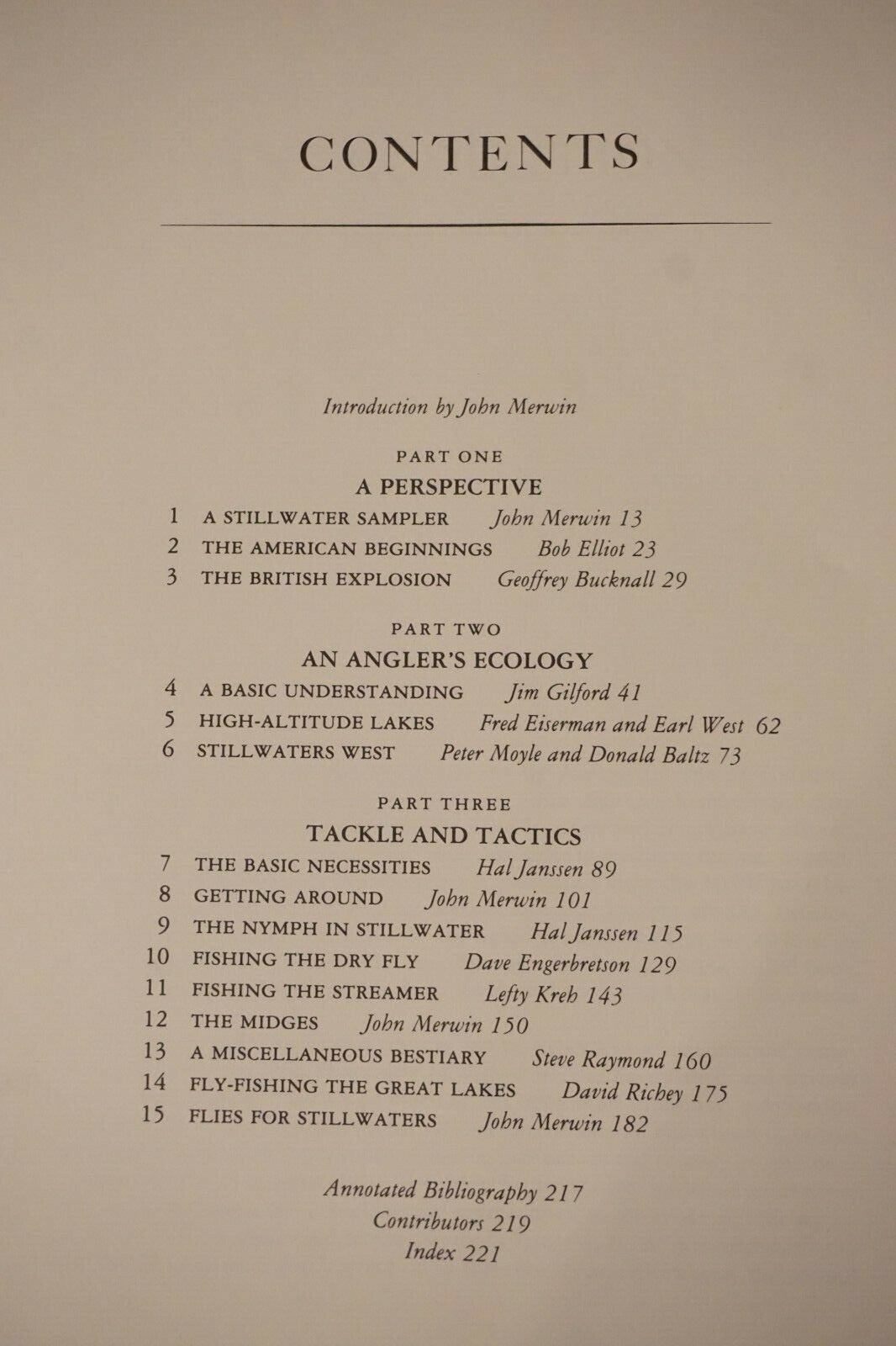 Rare Unique Copy of Stillwater Trout Edited By John Merwin 1980 Signed 1st Ed
