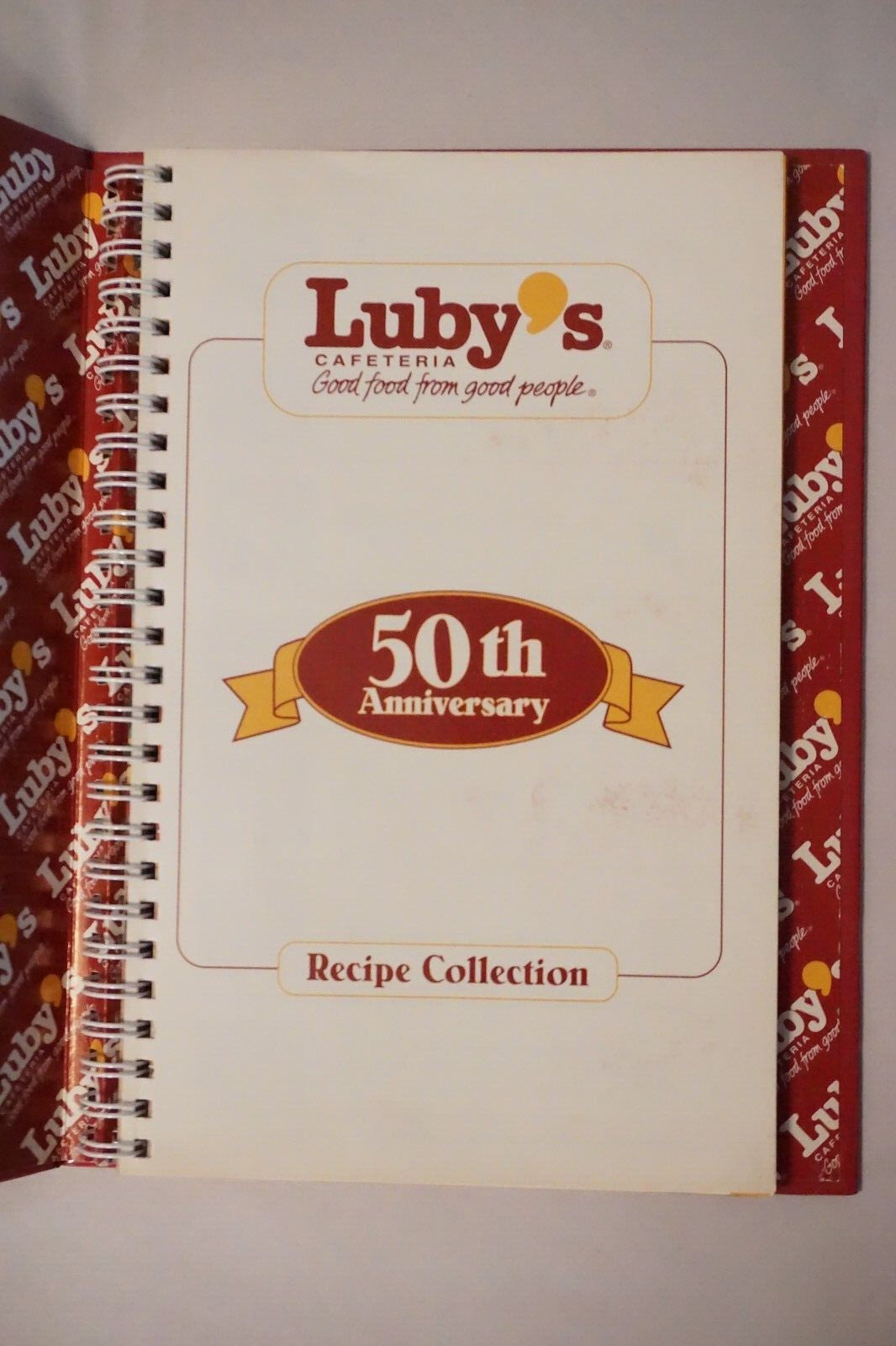 Luby's Cafeteria 50th Anniversary Recipe Collection Cookbook 1996