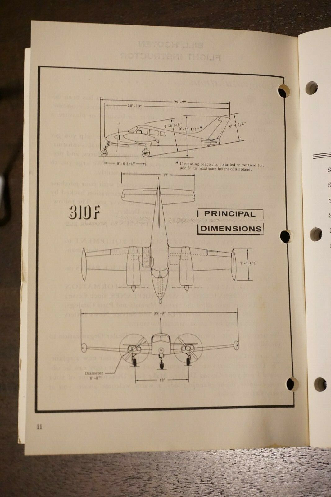 Cessna Model 301F Owners Manual 1961
