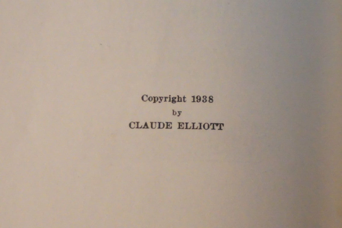 Leathercoat The Life of James Throckmorton by Claude Elliott 1938 Signed HC