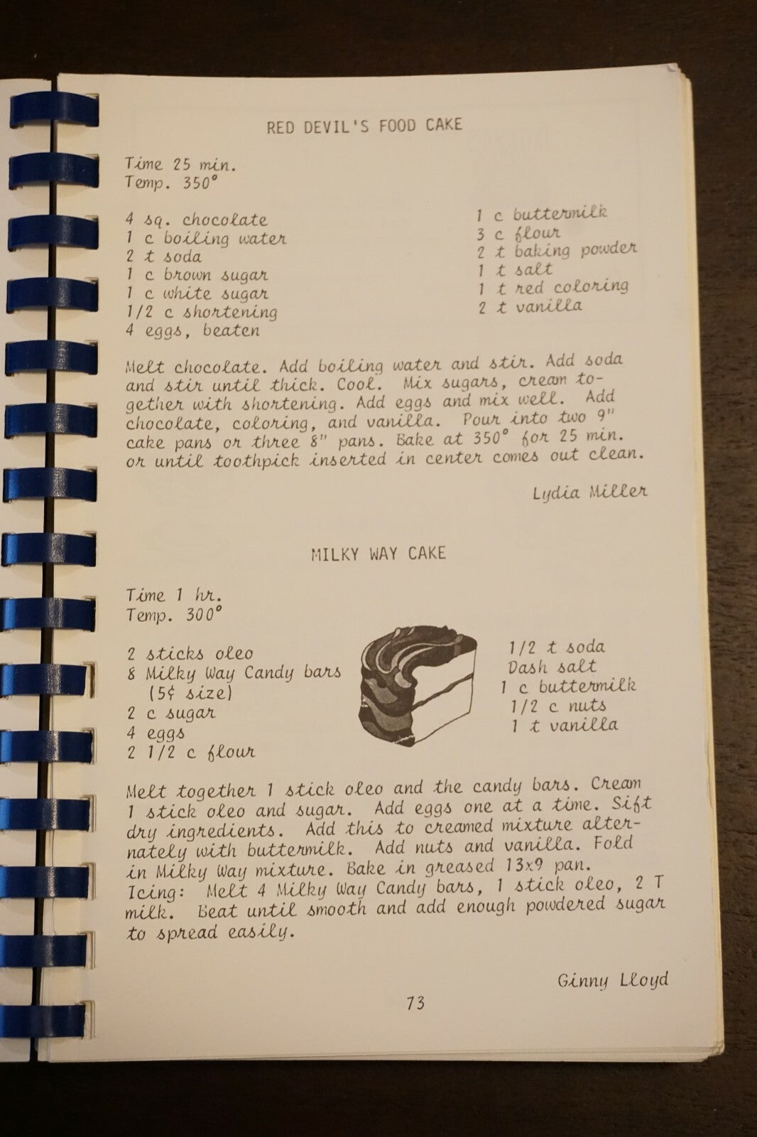 Vintage St Maria Goretti School Cookbook Arlington Texas 1960's Spiralbound