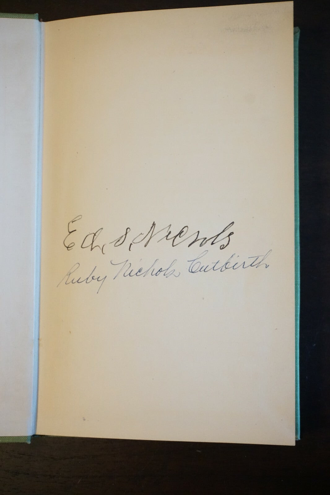 Ed Nichols Rode a Horse by Ruby Nichols Cutbirth 1943 Signed by Author & Subject