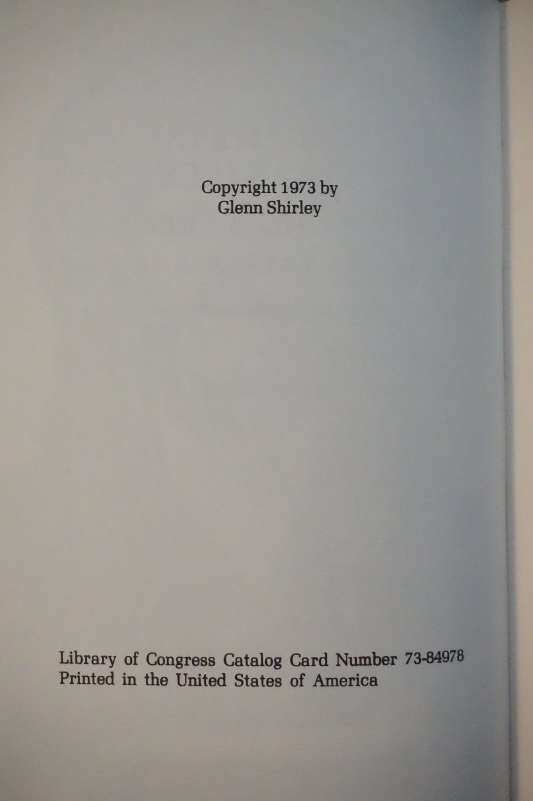 The Life of Texas Jack by Glenn Shirley 1973 Signed HC DJ