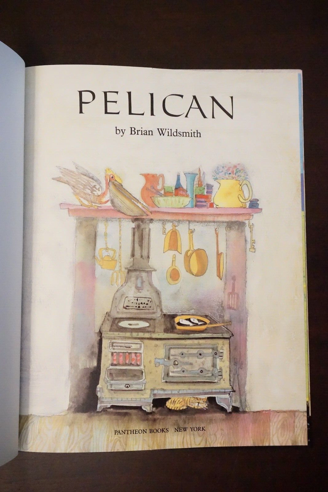 Pelican by Brian Wildsmith 1982 Signed HC DJ with Hand Drawn Illustration