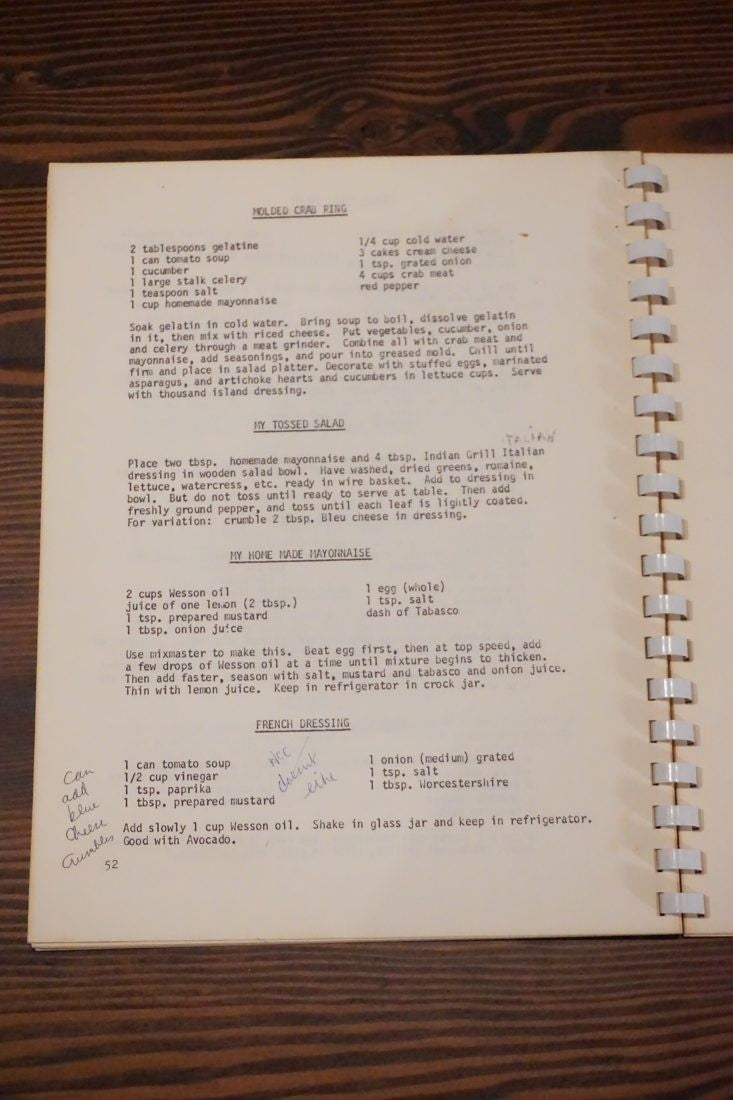From Kelly's Kitchen by Margaret K Erwin 1971 Cookbook Comb Bound Recipes