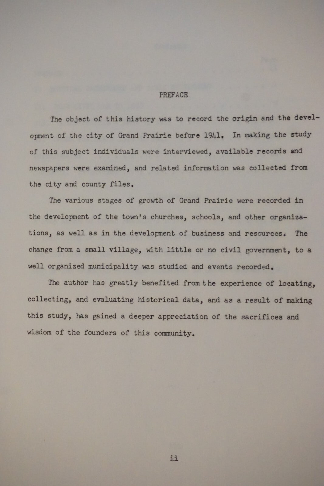 The History of Grand Prairie Texas by Marvin Vail 1954