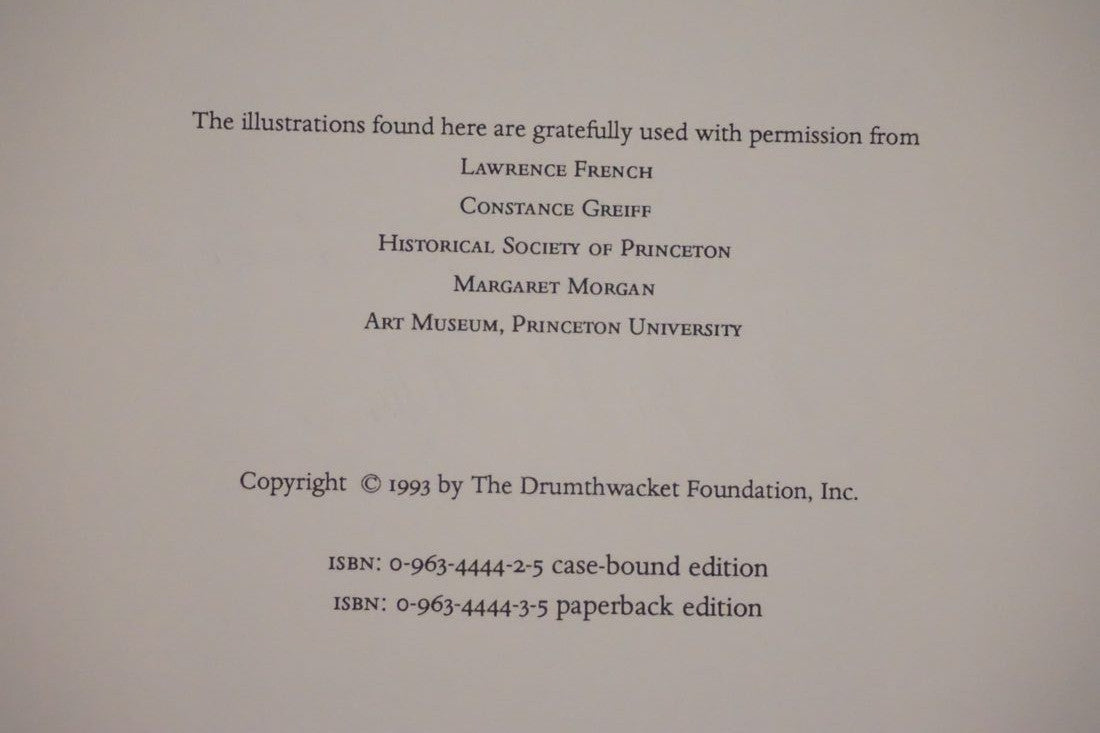 Drumthwacket Governor's Mansion Princeton NJ Wm K Selden SIGNED 1993