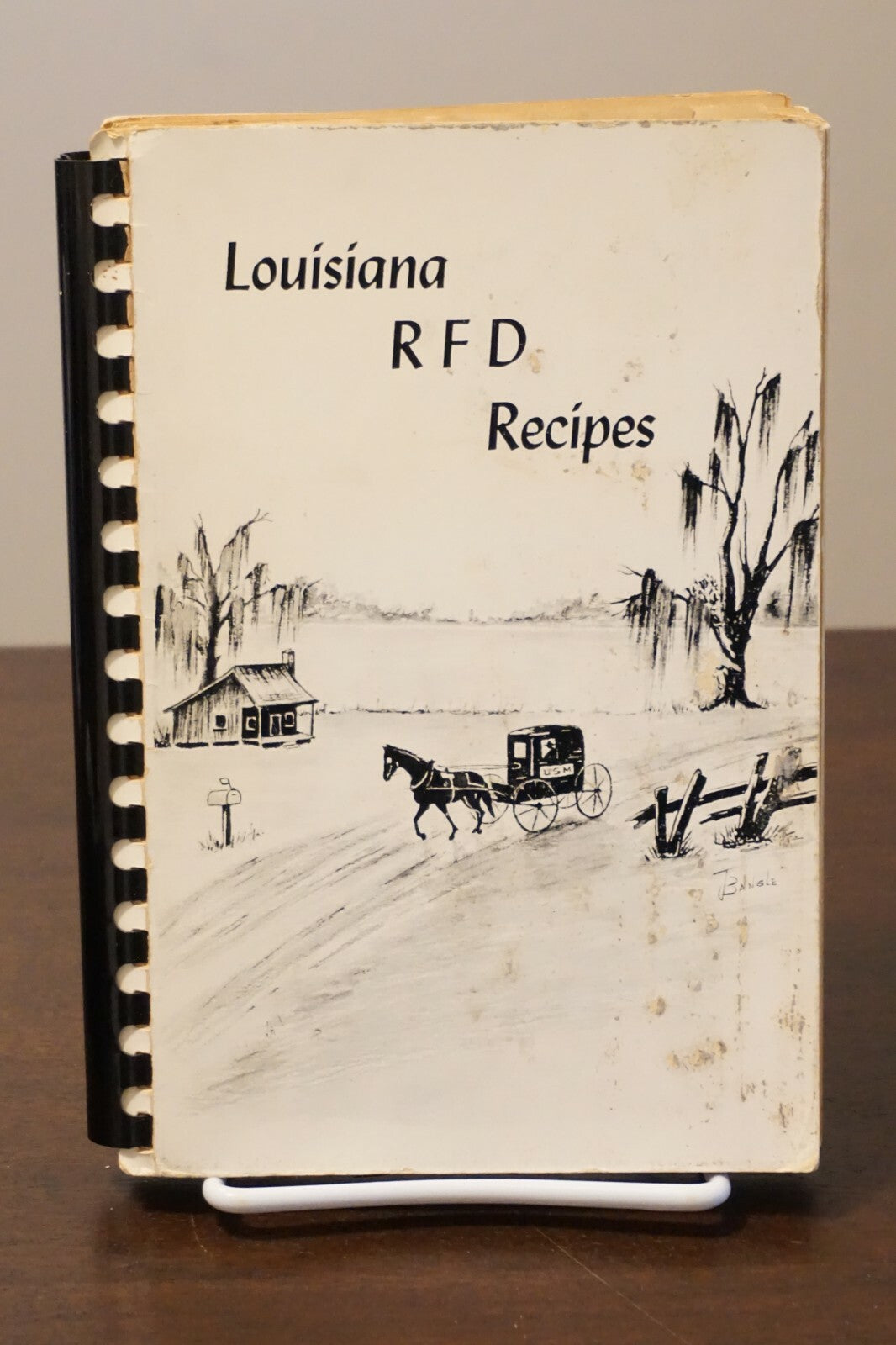 Rare Louisiana RFD Recipes Cookbook 1956 Spiralbound Creole