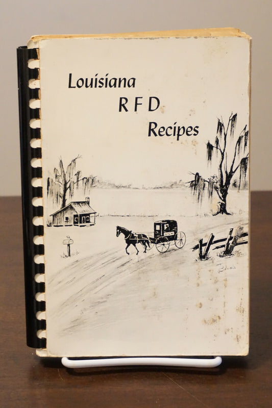 Rare Louisiana RFD Recipes Cookbook 1956 Spiralbound Creole