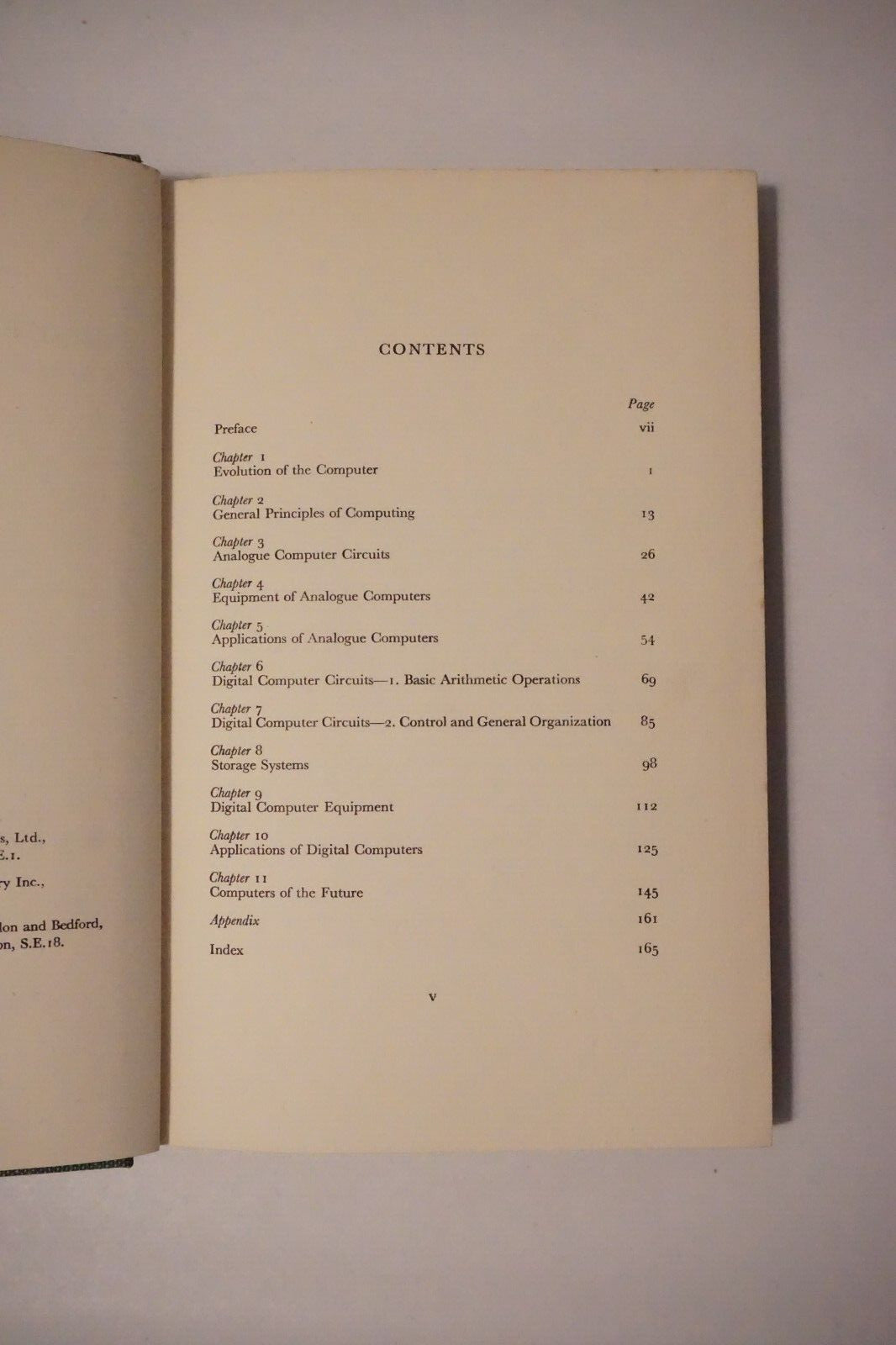 Electronic Computers: Principles and Applications by T. E. Ivall 1957 Hardcover