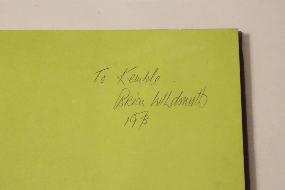 Oxford Treasury of Poetry for Children by Brian Wildsmith 1960's Signed