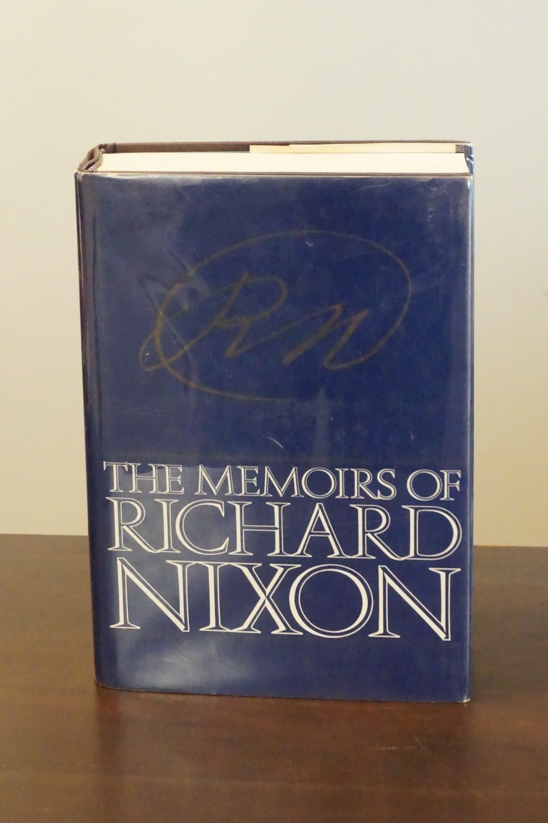 The Memoirs of Richard Nixon 1978 Signed Hardcover Dust Jacket