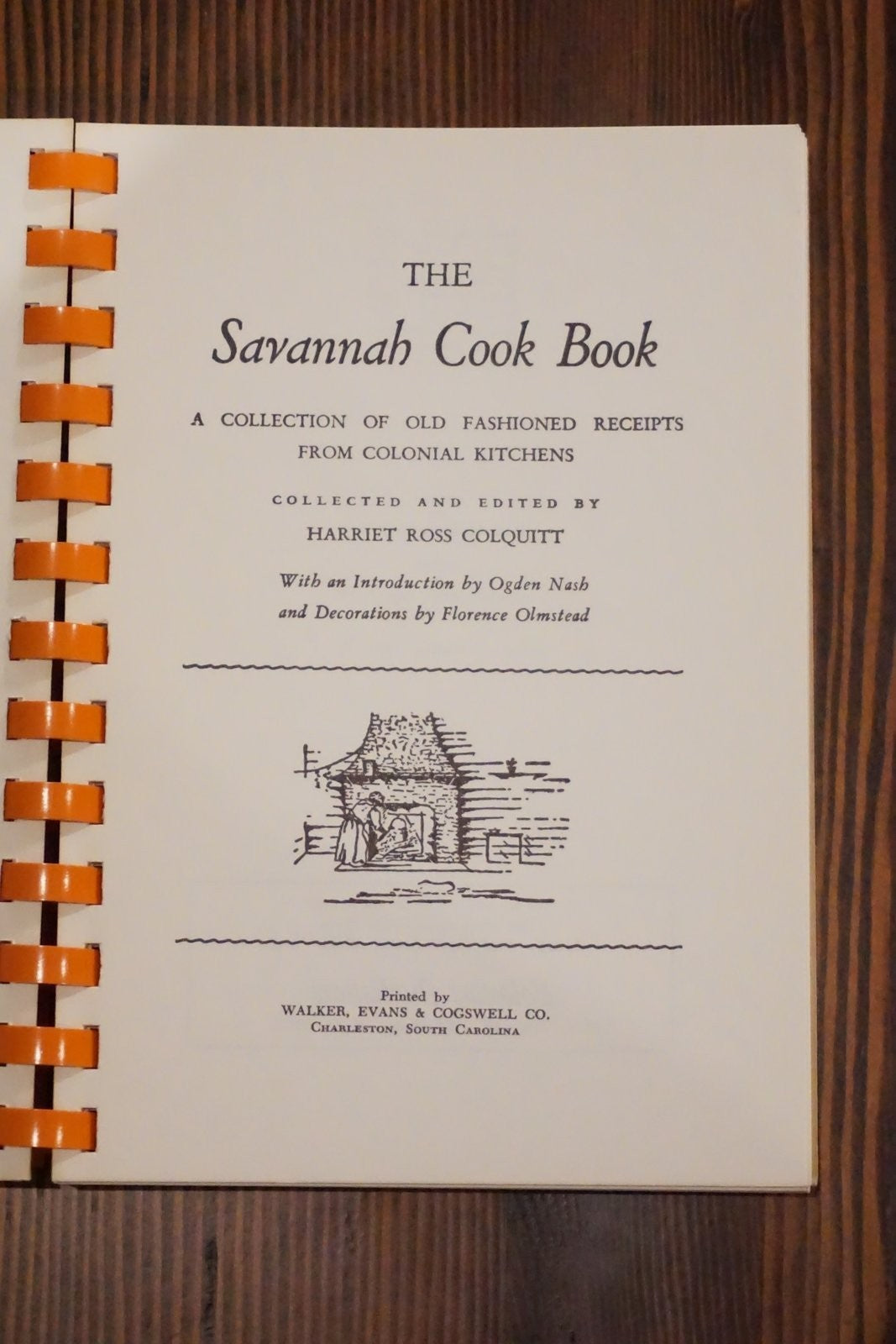 The Savannah Cook Book Harriet Ross Colquitt Colonial Publishers Comb