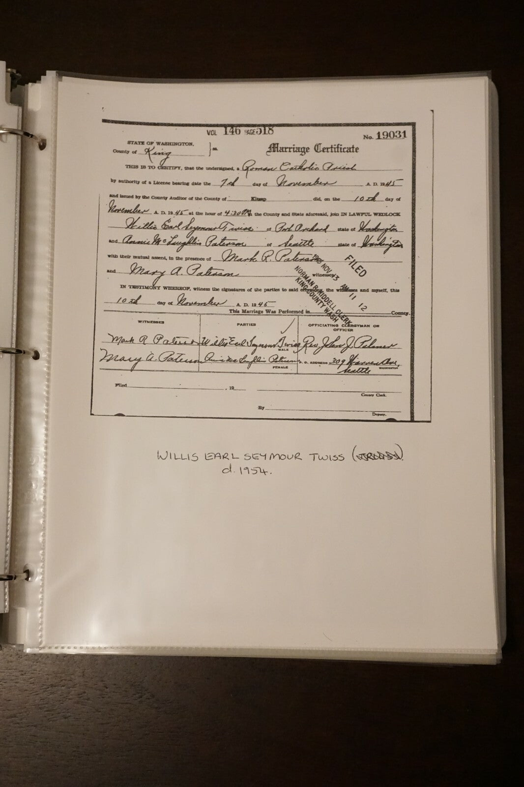 Robert Spittal Patterson and Margaret Walker Genealogy by Prestley and Sandy Mor