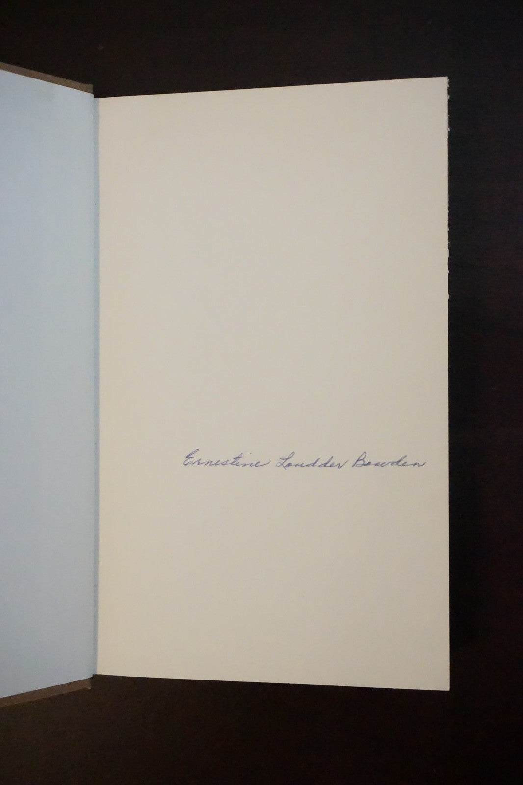 This Land We Hold by Ernestine Loudder Bowden Signed HC DJ