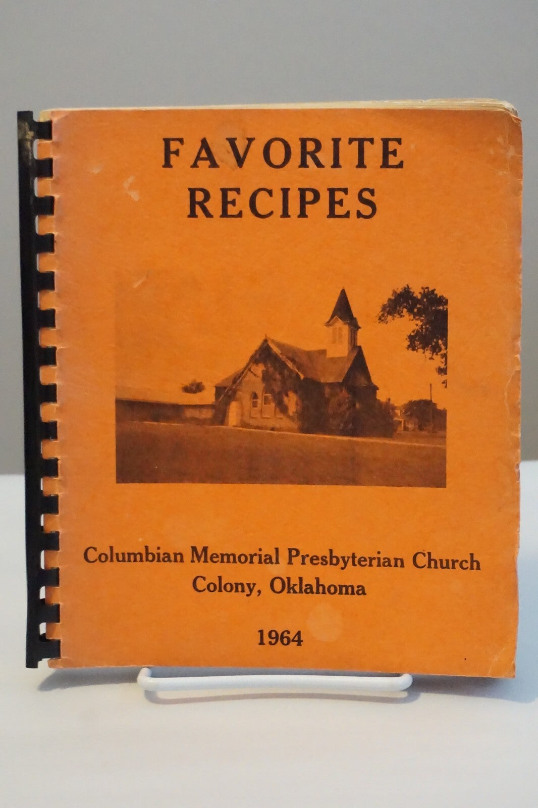 Rare - The Columbian Memorial Presbyterian Church Colony, Oklahoma Cookbook 1964