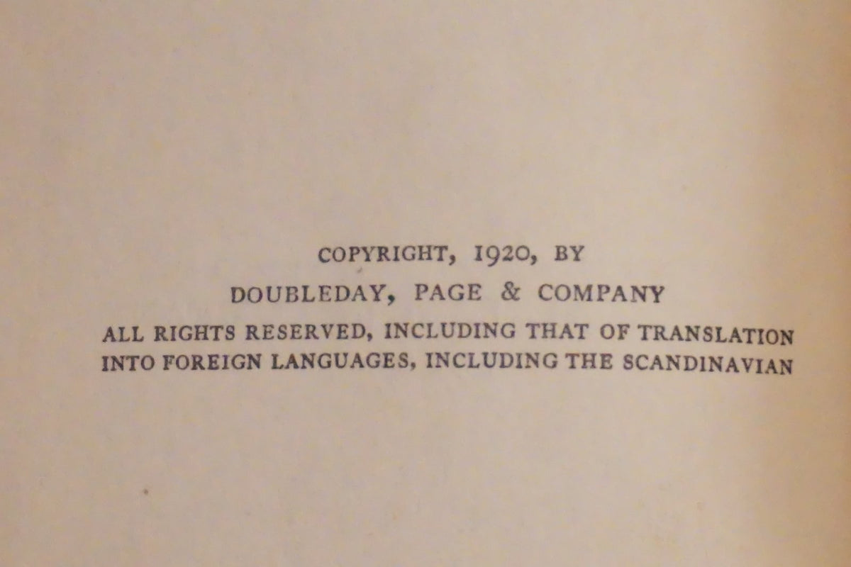 One Day More Joseph Conrad Signed Limited Edition 308 of 377 Doubleday 1920