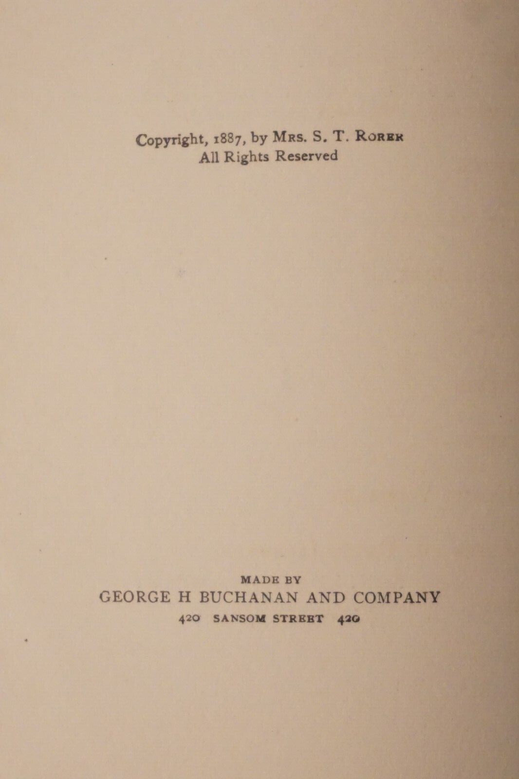 Canning and Preserving by Mrs. S. T. Rorer 1887 Hardcover with Dust Jacket