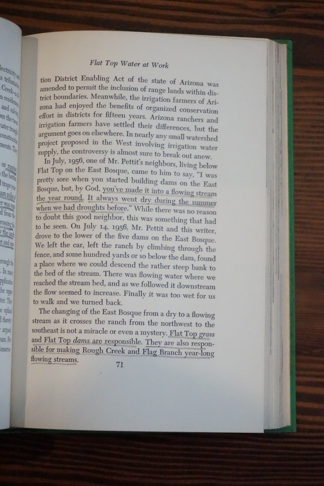 Flat Top Ranch by B. W. Allred and J.C. Dykes 1957 HC DJ