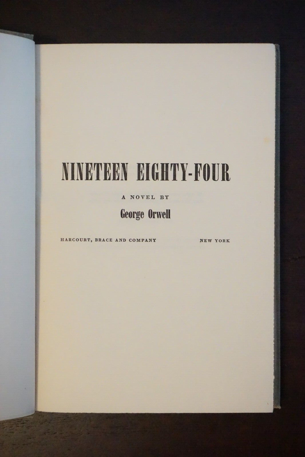 1984 by George Orwell 1949 1st American Edition HC DJ
