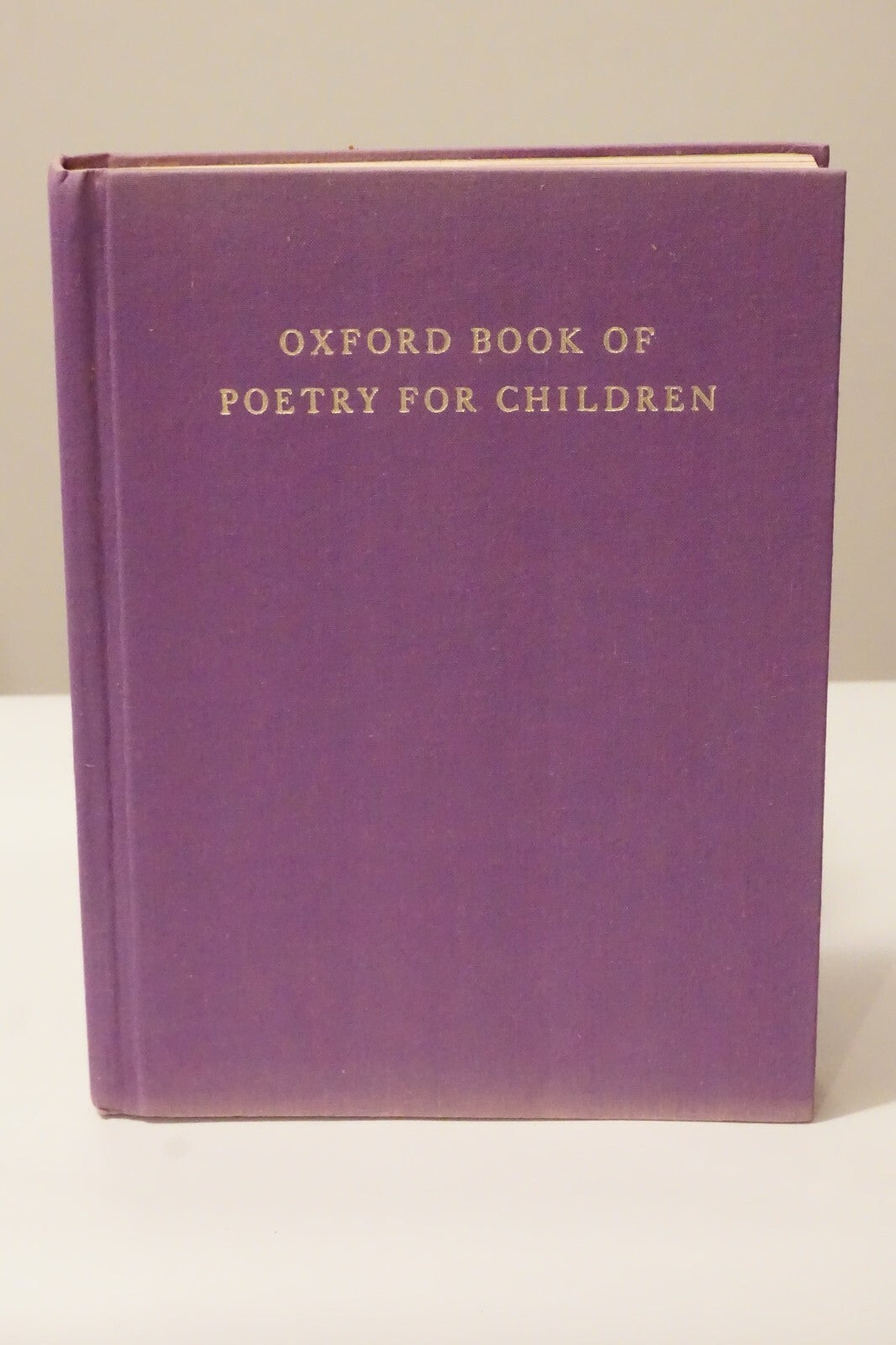 Oxford Treasury of Poetry for Children by Brian Wildsmith 1960's Signed