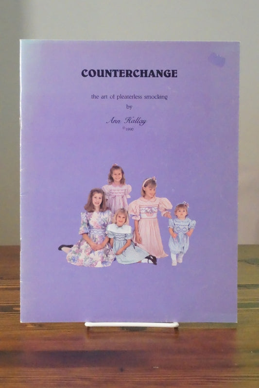 Counterchange Pleaterless Smocking by Ann Hallay 1990 Heirloom Sewing