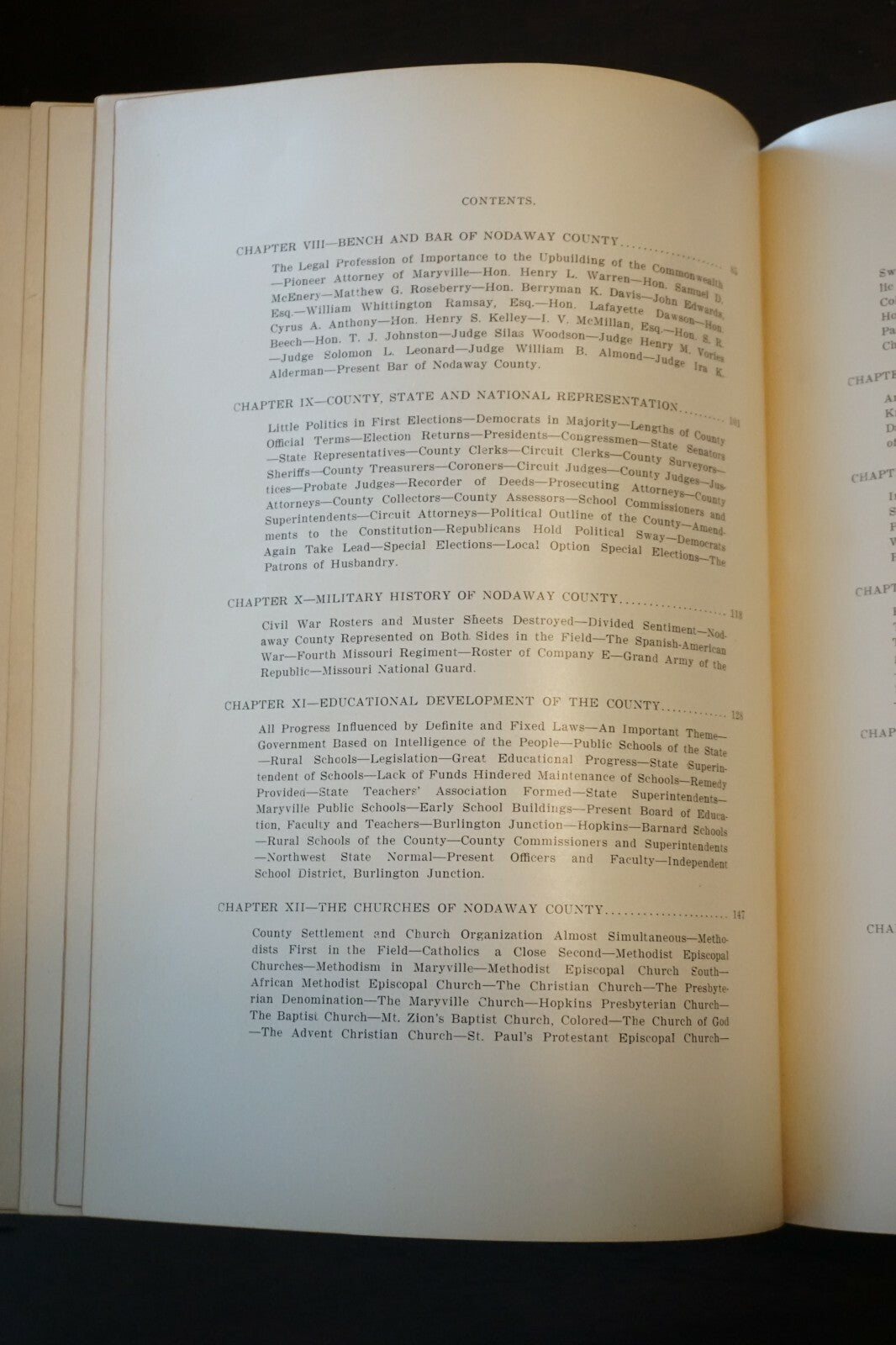 Past and Present of Nodaway County Missouri Volume I 1910