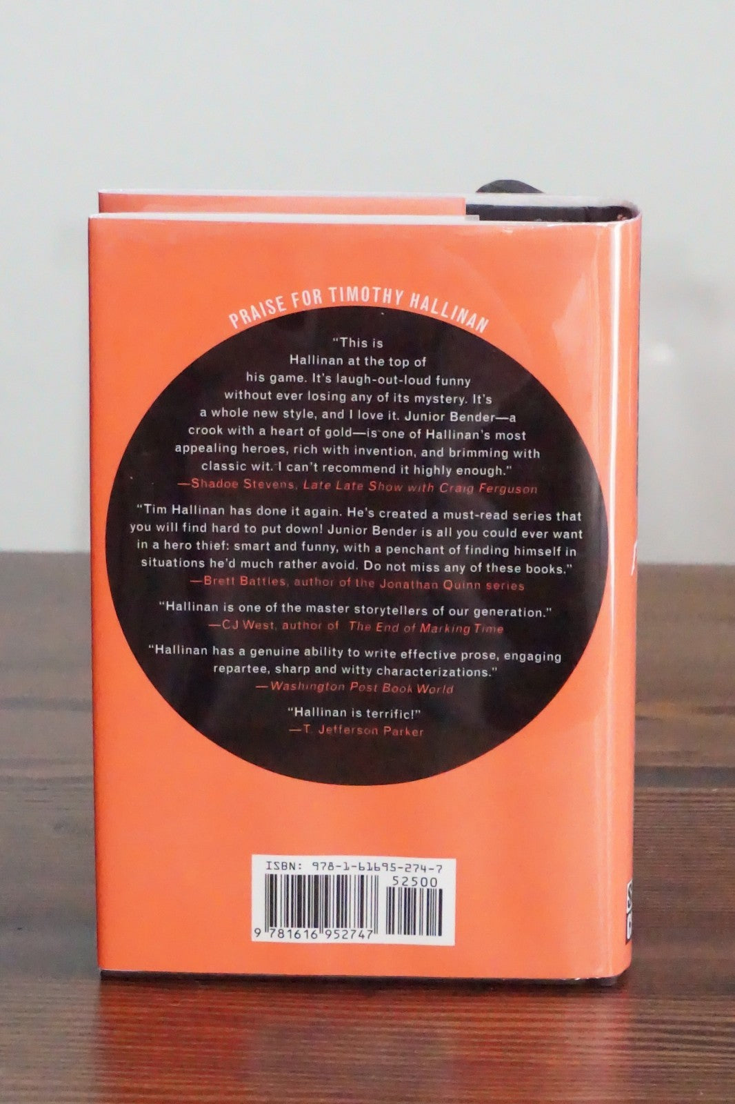 Crashed by Timothy Hallinan 2012 Signed First Edition Hardcover Junior Bender