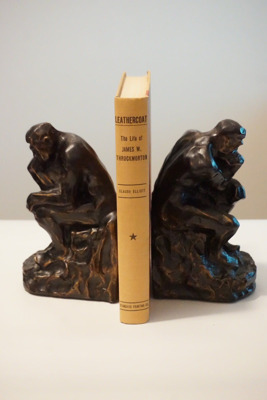 Leathercoat The Life of James Throckmorton by Claude Elliott 1938 Signed HC